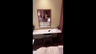 Best hotel POV with busty Japanese hoe and Hitachi massager