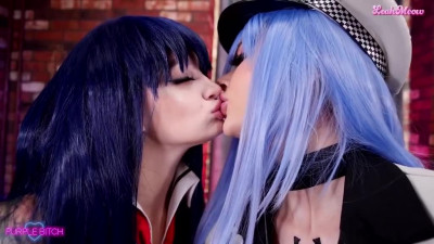 Akame ga Kill! - Cosplay threesome with DP and massive facial