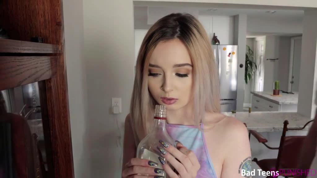 Petite Lexi Lore is punished by stepdad for touching his liquor Porn Videos | ePornFap.