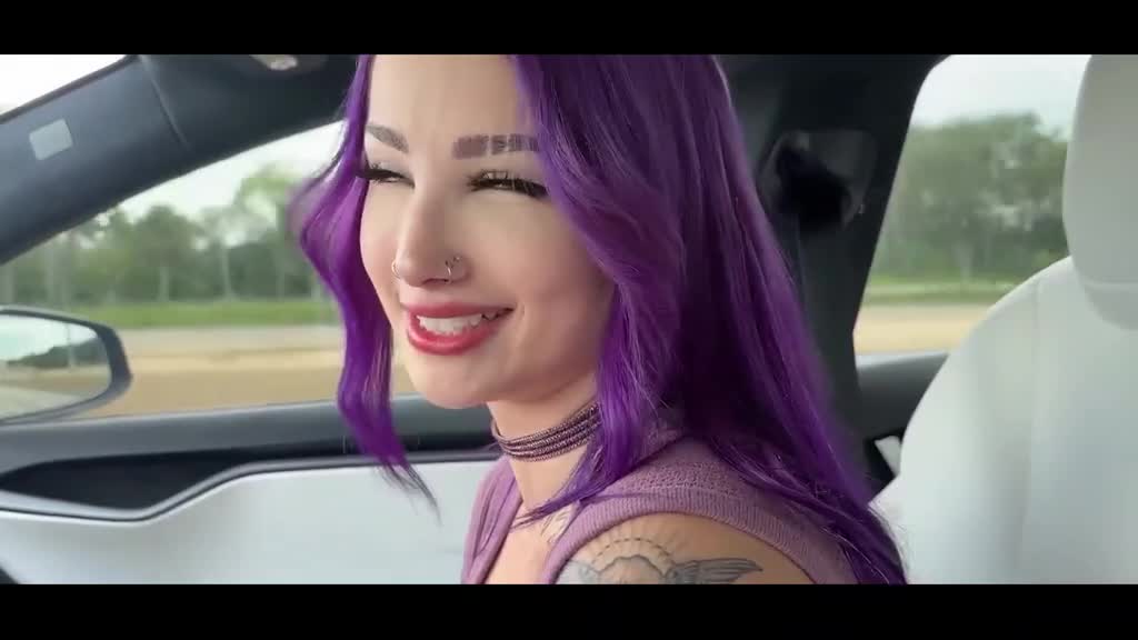 Gonzo Fuck On the Ride With Charming Petite Busty Purple-hair Teen Porn Videos | ePornFap.