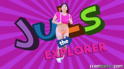 Julz the explorer bounces big Latina booty on cock