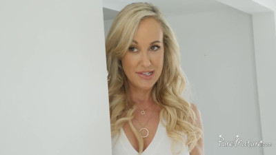 Cougar Brandi Love seduces stepson with her big mature boobs