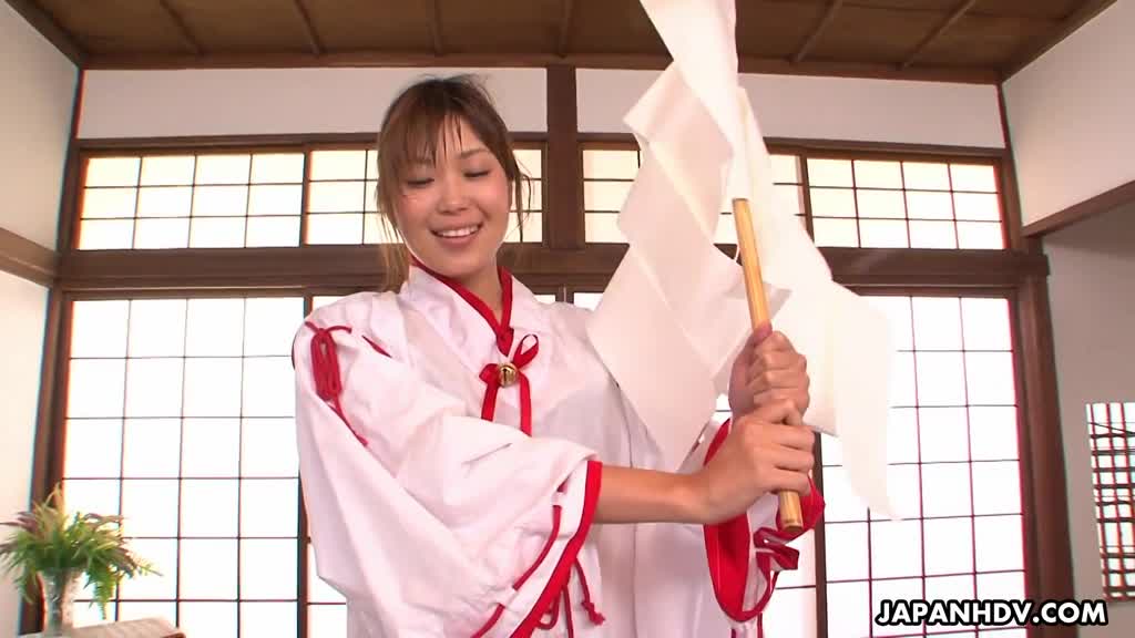 Priestess of love Yuuno Hoshi purifies virgin boys with holly squirt Porn Videos | ePornFap.