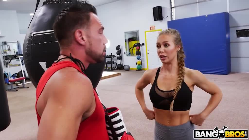 Fit babe Nicole Aniston is fucked by trainer right on the ring Porn Videos | ePornFap.