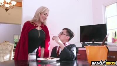 Young Kenzie Reeves shares her Harry Potter boy with stepmom Brandi Love