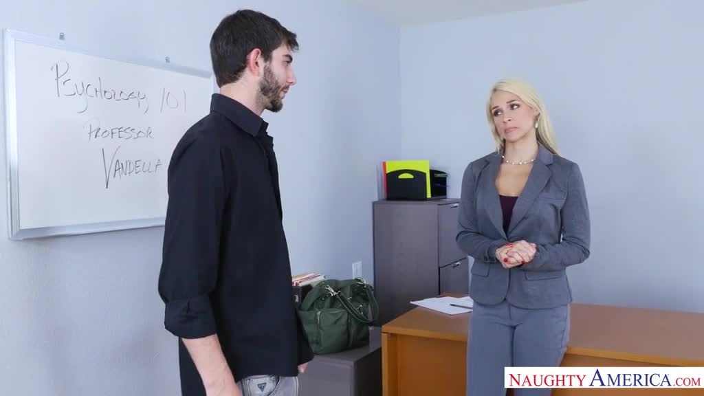 A student fucks his slutty professor Sarah Vandella to get a better grade Porn Videos | ePornFap.