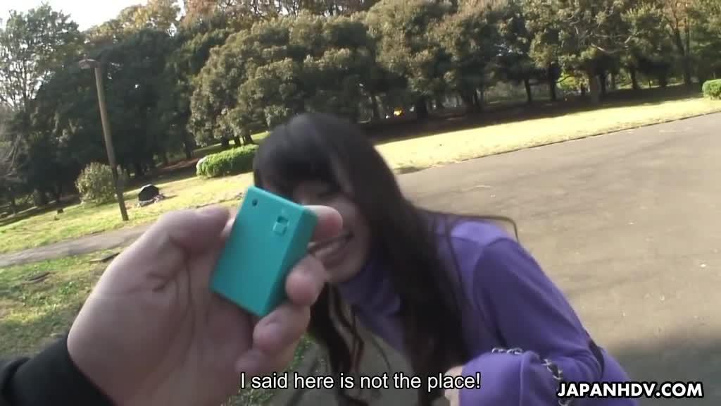 Eri Ouka walks in park with vibro egg in her panties and gives a BJ Porn Videos | ePornFap.