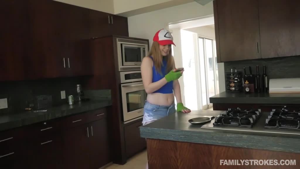 Pokemon GO fan Dolly Leigh fucks stepbro to catch pokemon in his room Porn Videos | ePornFap.