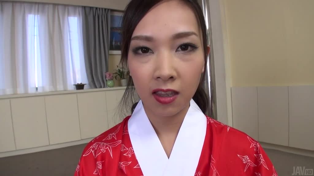 Traditional Japanese girl Saki Fujii sucks two peckers with joy Porn Videos | ePornFap.