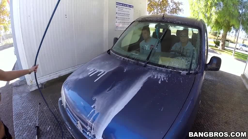 Ava Dalush washes a car with naked tits and fucks in a park Porn Videos | ePornFap.