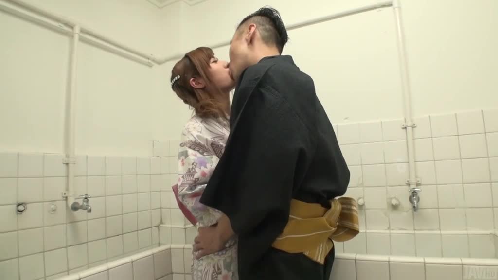 Jap girl in traditional kimono Yumi Maeda gets boned in a shower Porn Videos | ePornFap.