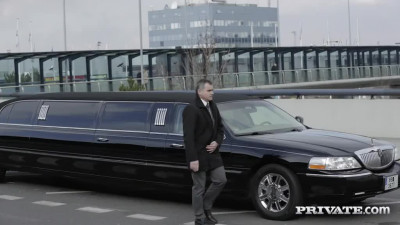 Undercover agent Ria Sunn fucks Russian oligarch in a limo