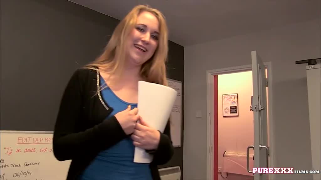 Anna Darling flirts with a colleague and fucks him in office Porn Videos | ePornFap.