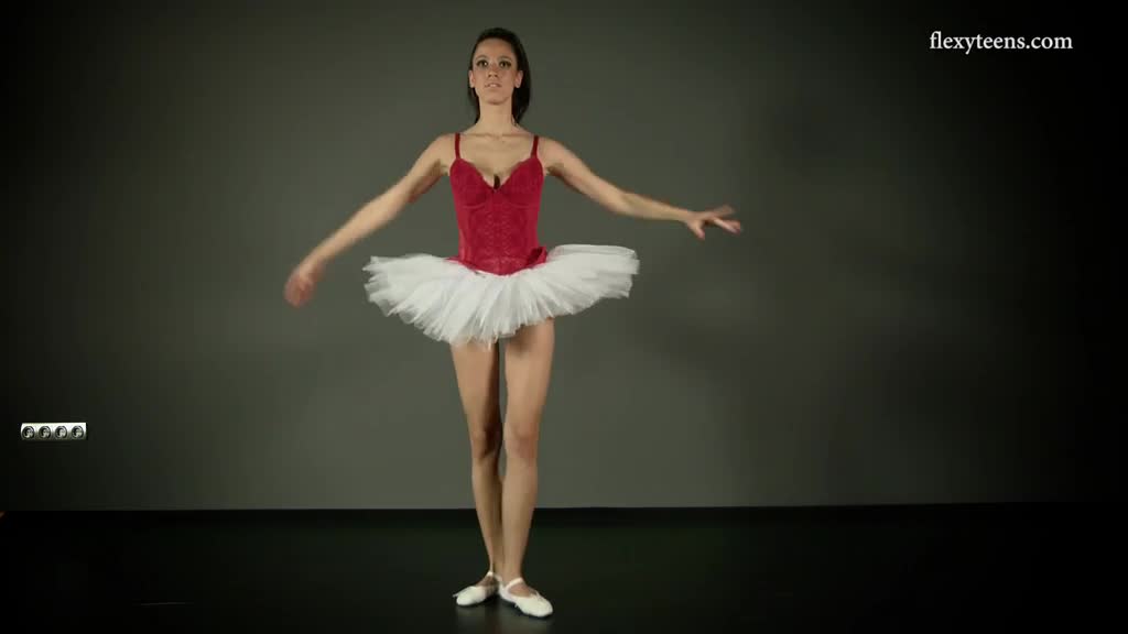 Beautiful ballerina Petino Gore shows the pussy under her ballet skirt Porn Videos | ePornFap.