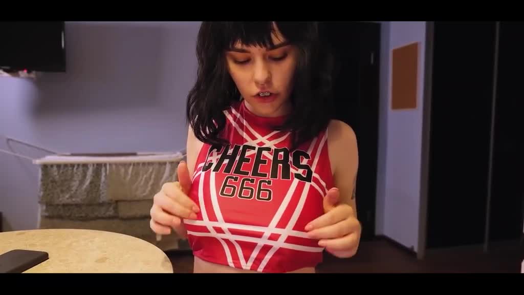 Curvy cheerleader seduces and rides her stepbrother in POV Porn Videos | ePornFap.