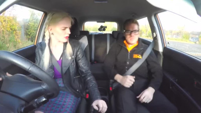 Sexy Georgie Lyall banged by BBC in the car