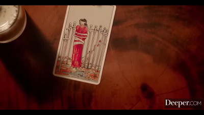 Tarot and twisted masochistic fucking in a story-driven scene