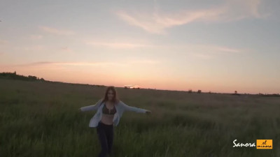 Outdoors blowjob and facial after doggy with a petite GF in POV