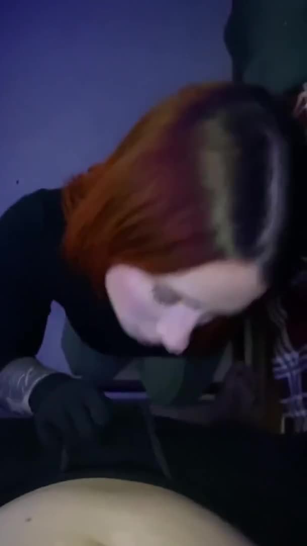 Redhead with piercings gives the most slobbery blowjob. Porn Videos | ePornFap.