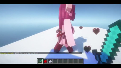 Uncensored Steve and Galath Minecraft fuck