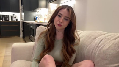 Beautiful redhead seduces big cock to cheat with her - POV