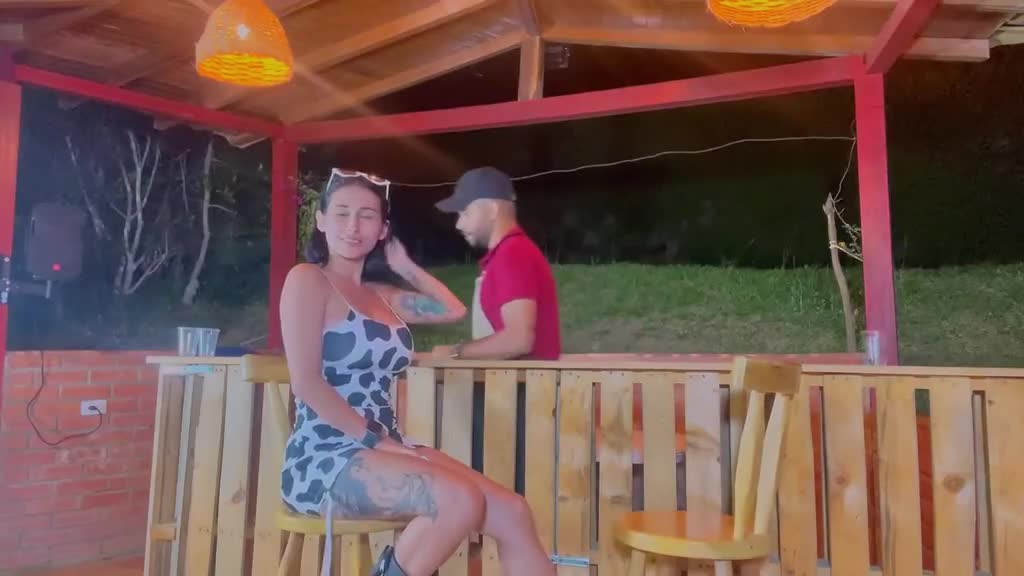 Colombian babe gets laid behind the bar counter in public place Porn Videos | ePornFap.