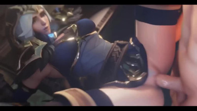 3d animated compilation of League of legends game characters fucking with big cocks