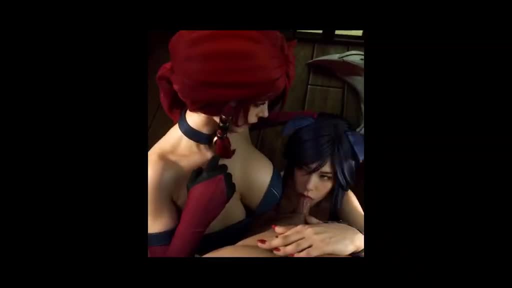 LoL Miss Fortune and Ahri AI Gen blowjob Porn Videos | ePornFap.