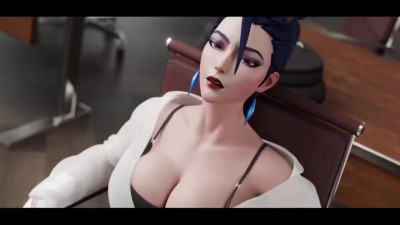 3d animated dream girl is getting many cocks in her tight holes