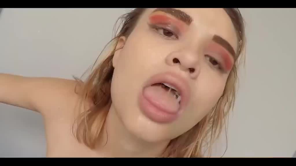 Hard rough slobbery throat fuck blowjob for teen brunette with big tits Porn Videos | ePornFap.