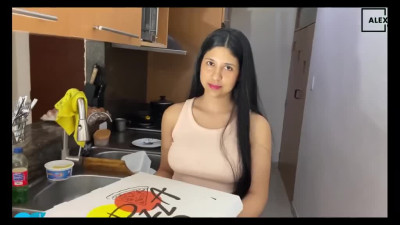 Amateur Latina Wife Getting Her Big Ass Clapped In The Kitchen