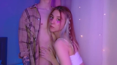 Cute Passionate Skinny Teen Lovers Enjoy A Hot Euphoric Afterparty Fuck