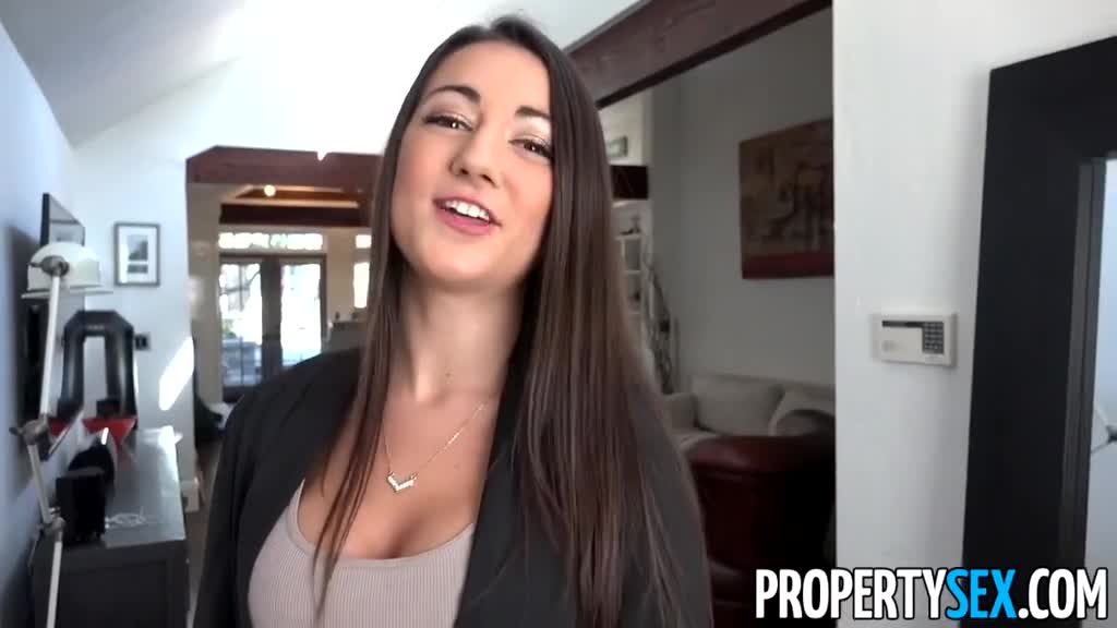 Brunette stunner realtor will please the renter with her holes. Porn Videos | ePornFap.